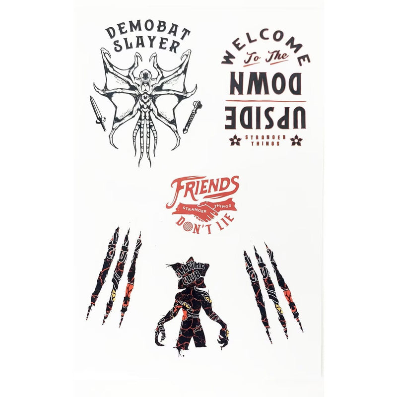 PYRAMID STRANGER THINGS 4 (UPSIDE DOWN BATTLE) TECH STICKERS NALEPKE 5050293474564