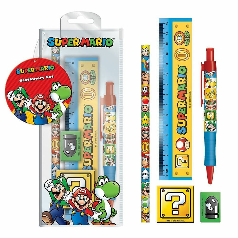PYRAMID SUPER MARIO (COLOUR BLOCK) PISARNIŠKI SET 5051265734303