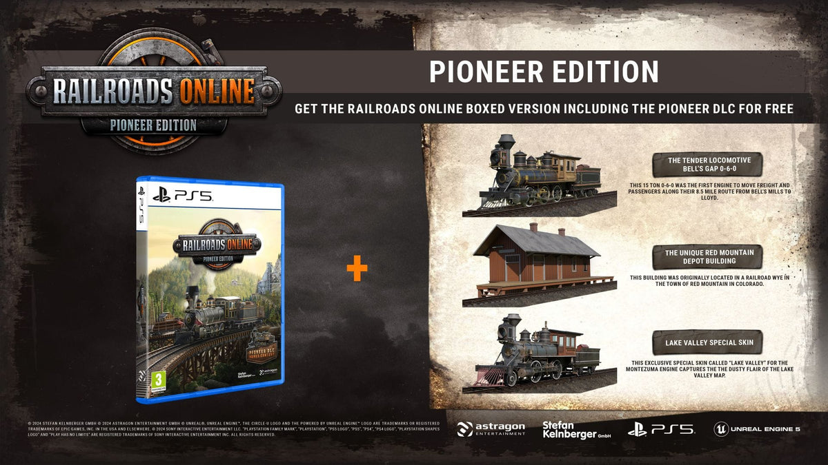 Railroads Online - Pioneer Edition (Playstation 5) 4041417871025