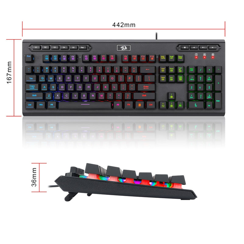 REDRAGON ADITYA K513-RGB ŽIČNA TIPKOVNICA 6950376719591