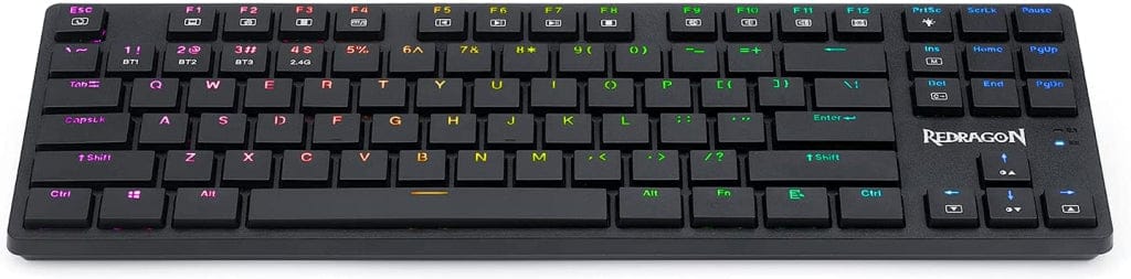 REDRAGON ANUBIS K539 RGB BREZŽIČNA MEHANSKA TIPKOVNICA, ČRNA 6950376705051
