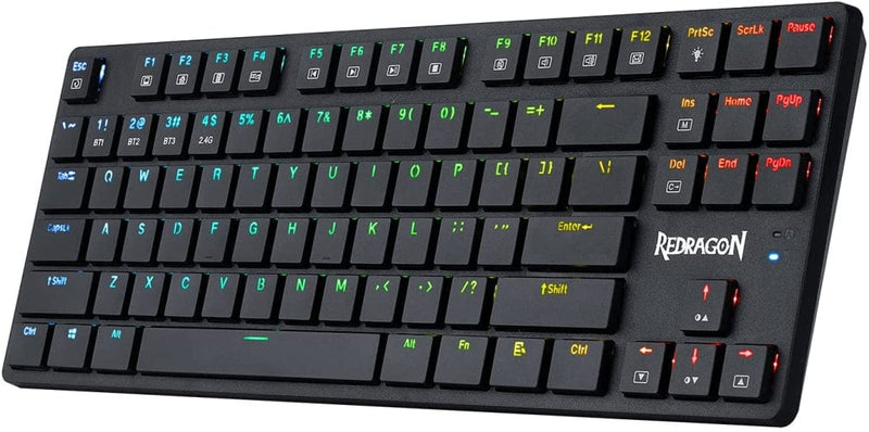 REDRAGON ANUBIS K539 RGB BREZŽIČNA MEHANSKA TIPKOVNICA, ČRNA 6950376705051