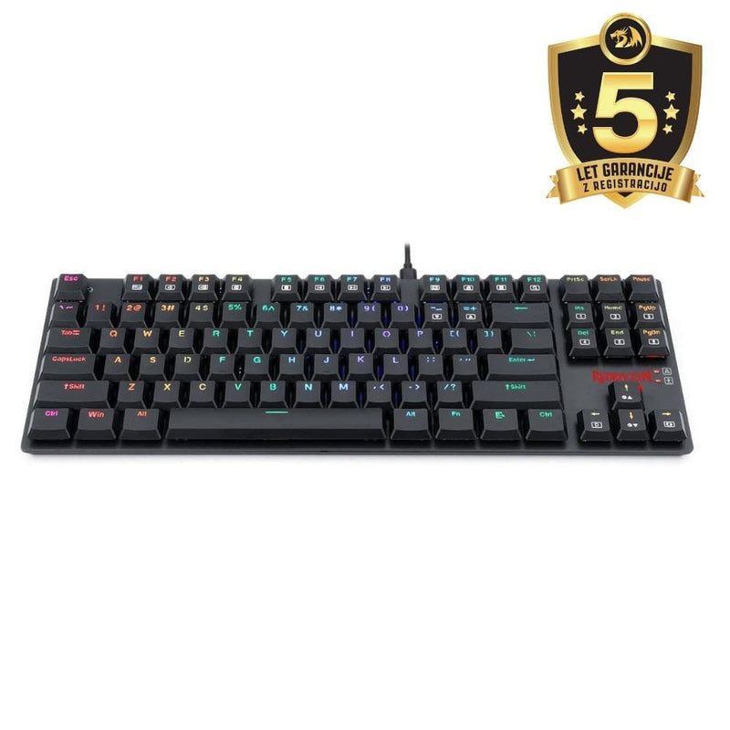 REDRAGON APS TKL K607 RGB MEHANSKA TIPKOVNICA - MODRA STIKALA 6950376705365