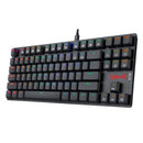 REDRAGON APS TKL K607 RGB ŽIČNA GAMING TIPKOVNICA - RDEČA STIKALA 6950376705532