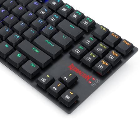 REDRAGON APS TKL K607 RGB ŽIČNA GAMING TIPKOVNICA - RDEČA STIKALA 6950376705532