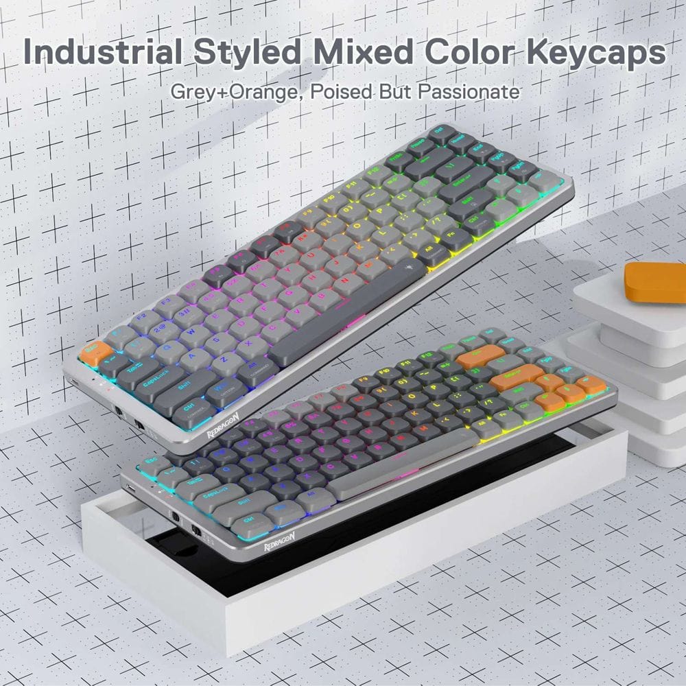 REDRAGON AZURE K652GG RGB PRO BREZŽIČNA MEHANSKA TIPKOVNICA 6950376771599