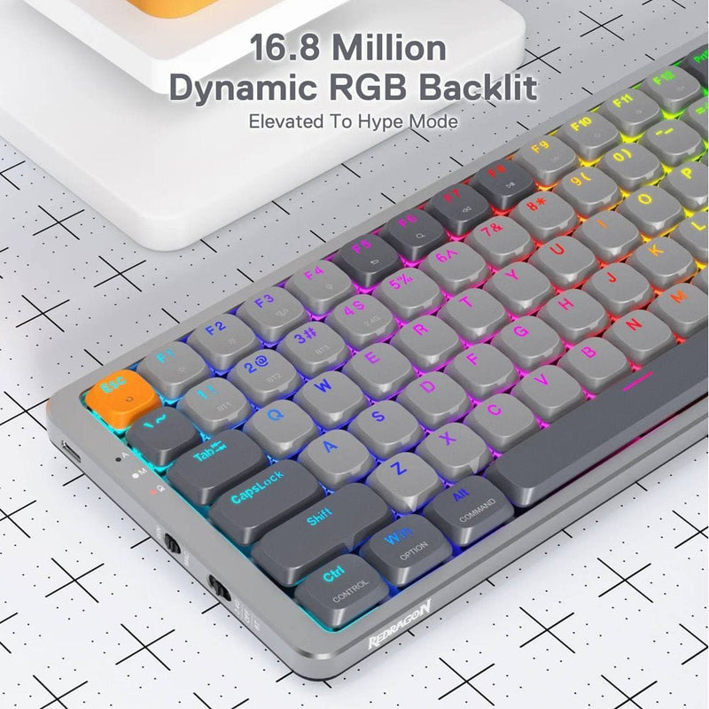 REDRAGON AZURE K652GG RGB PRO BREZŽIČNA MEHANSKA TIPKOVNICA 6950376771599