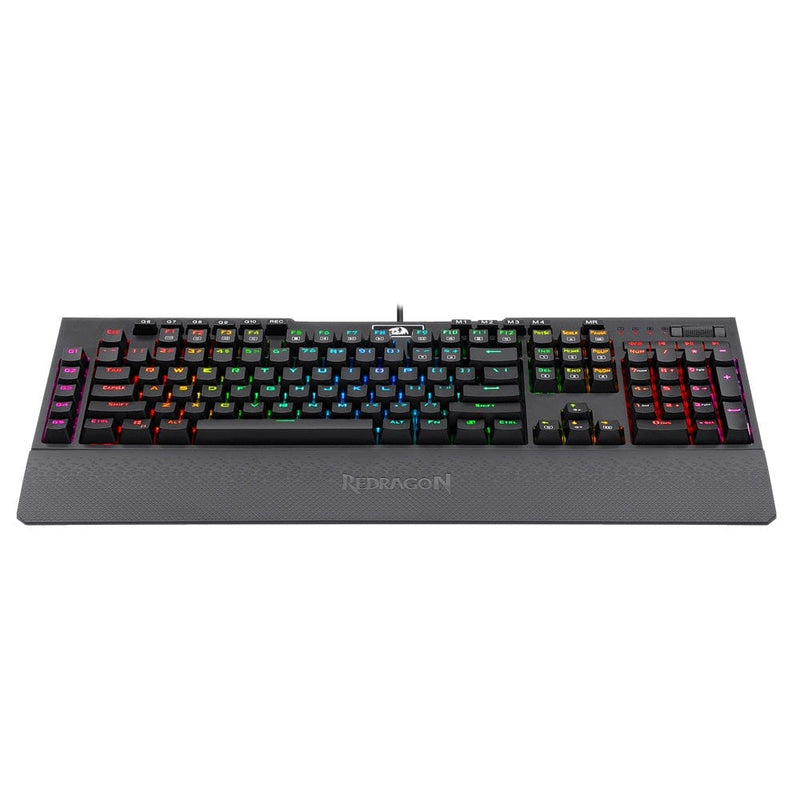 REDRAGON BRAHMA PRO K586 RGB GAMING MEHANSKA TIPKOVNICA, RDEČA STIKALA 6950376775139