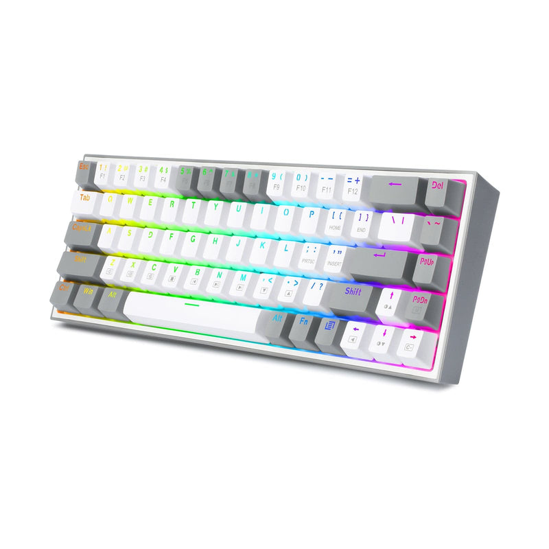 REDRAGON CASTOR K631WG-RGB TIPKOVNICA - RDEČA STIKALA 6950376717351