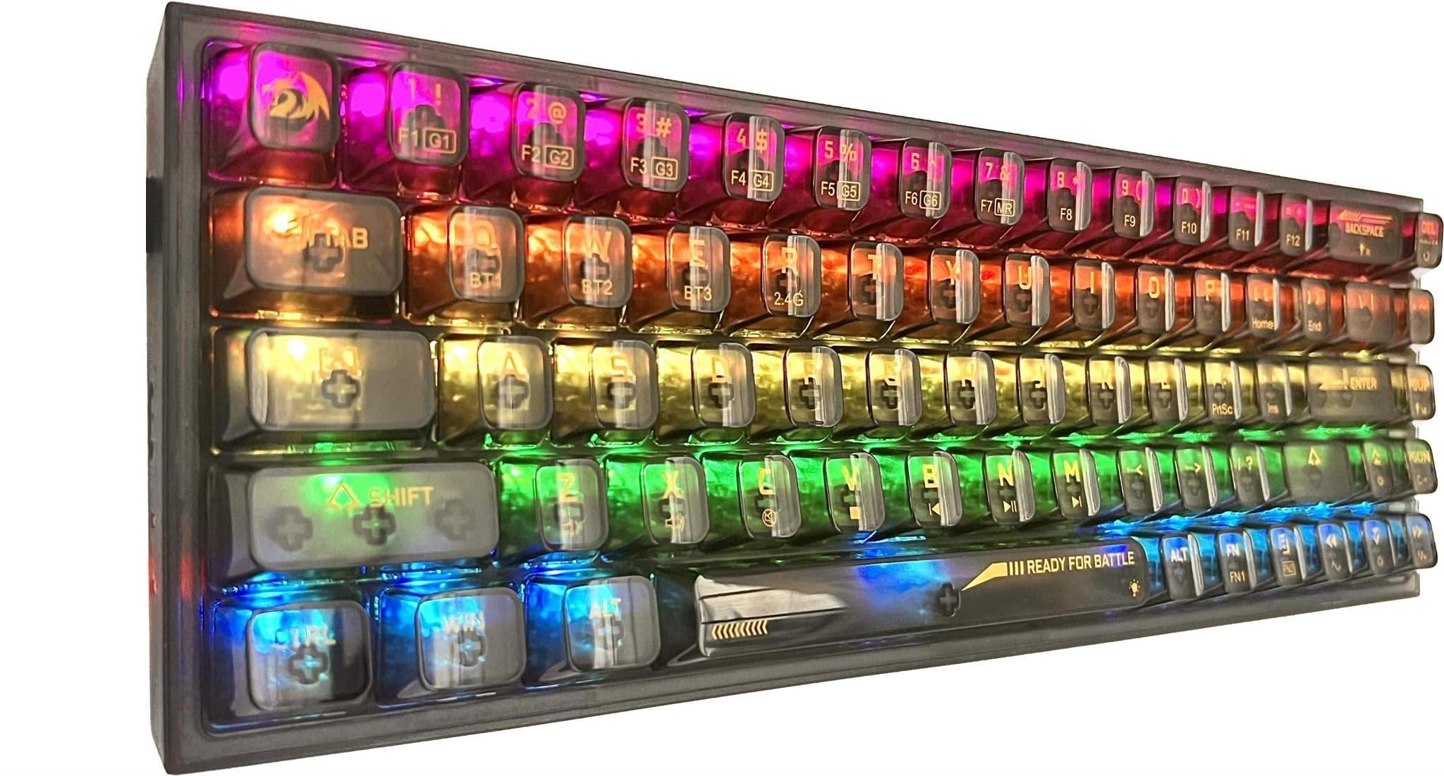 REDRAGON CASTOR PRO K631CTB RGB PRO BREZŽIČNA MEHANSKA TIPKOVNICA 6950376717399