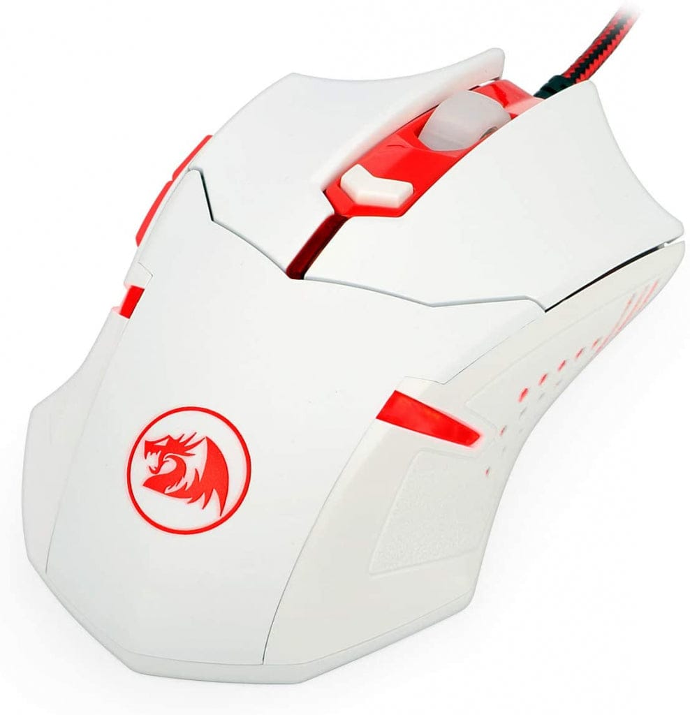 REDRAGON CENTROPHORUS M601W GAMING ŽIČNA MIŠKA, BELA 6950376199997