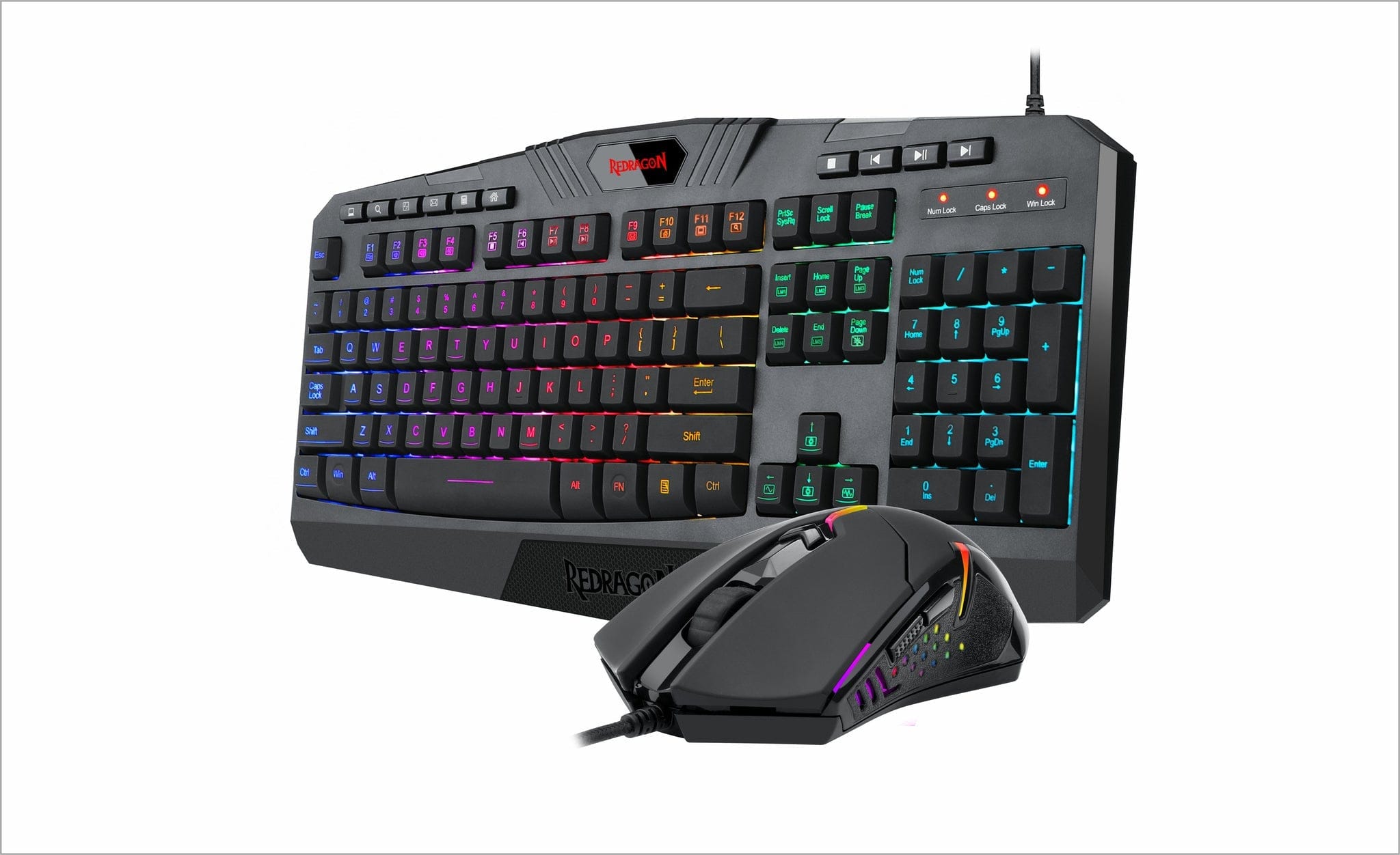 REDRAGON COMBO HARPE K503P RGB & M601 SET (2in1) 6950376774859