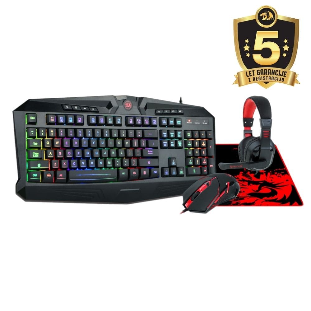 REDRAGON COMBO S101-BA SET (4in1) SLO/CRO 6950376709172