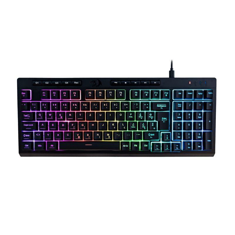 REDRAGON COMBO S149-BA SET (4in1) TIPKOVNICA S ŠUMNIKI, MIŠKA, SLUŠALKE IN PODLOGA 6950376731005
