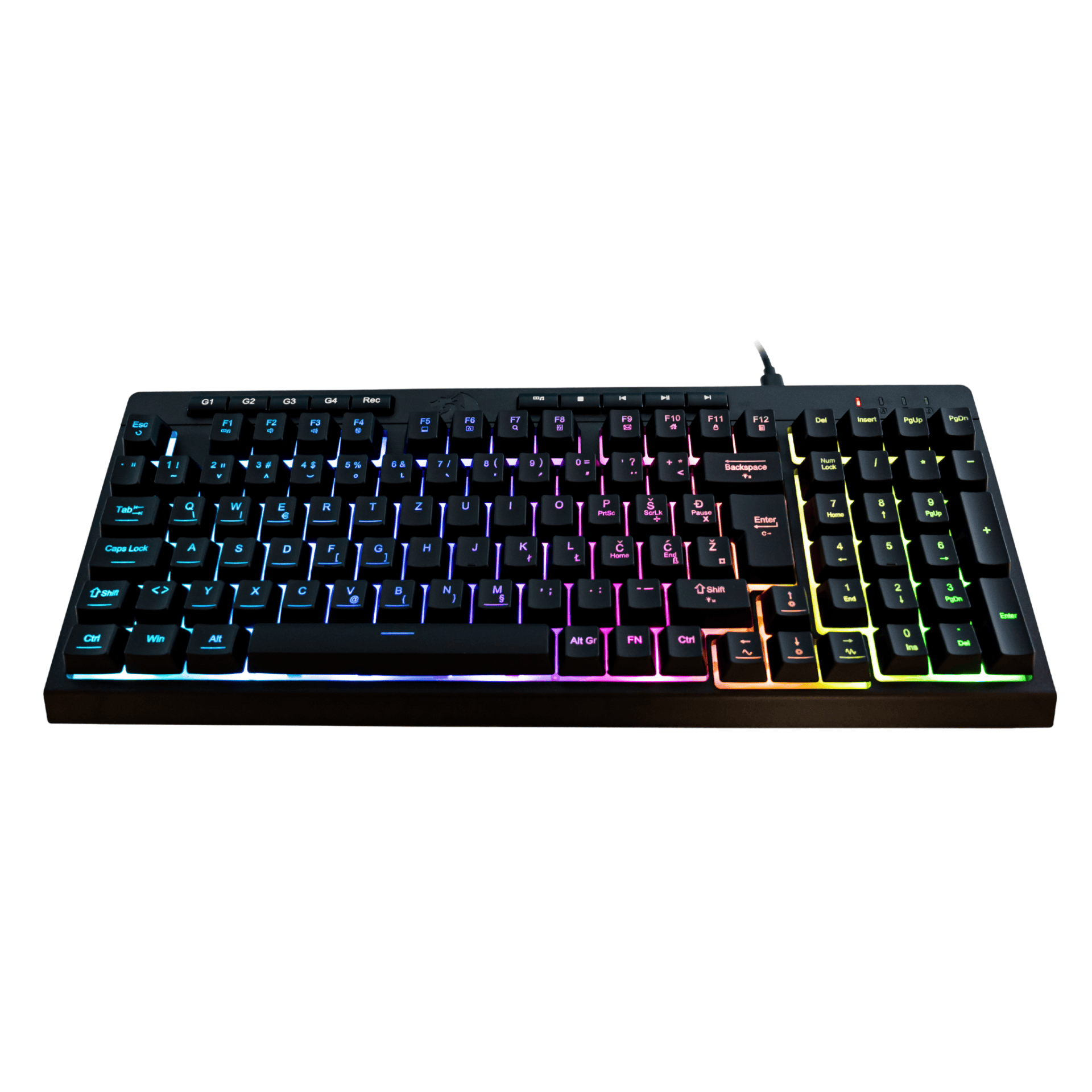 REDRAGON COMBO S149-BA SET (4in1) TIPKOVNICA SLO/CRO, MIŠKA, SLUŠALKE IN PODLOGA 6950376731005