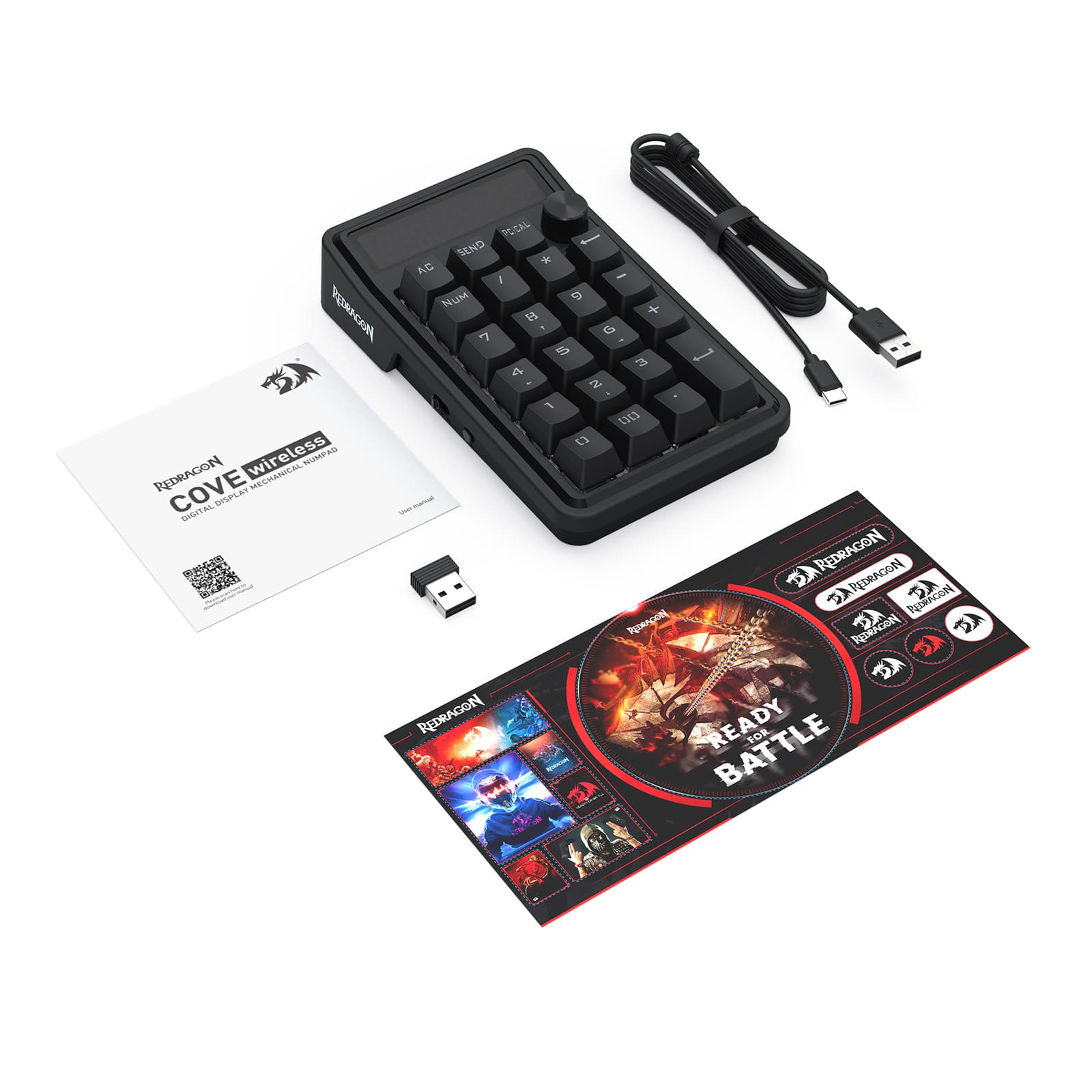 REDRAGON COVE K733-RGB-WL WIRED/2.4G/BT TIPKOVNICA 6950376735201