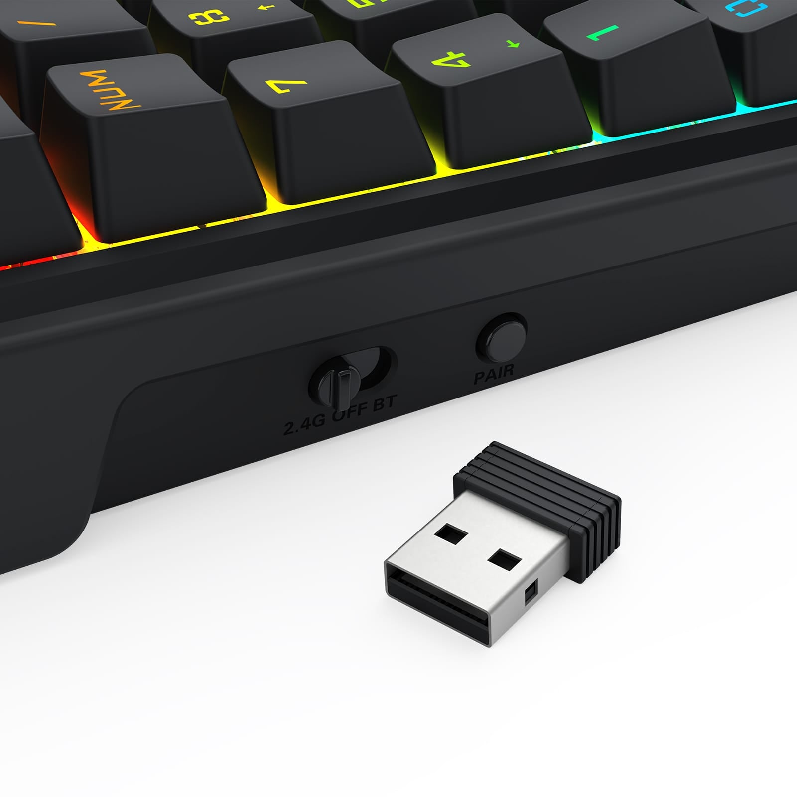 REDRAGON COVE K733-RGB-WL WIRED/2.4G/BT TIPKOVNICA 6950376735201