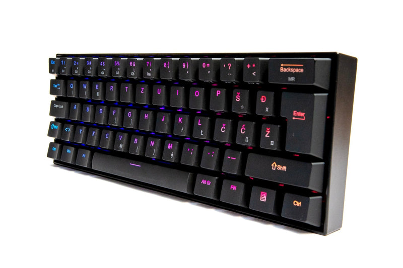 REDRAGON DRACONIC K530 RGB MEHANIČNA TIPKOVNICA SLO/CRO, RJAVA STIKALA 6950376709158