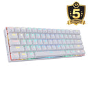 REDRAGON DRACONIC K530 RGB MEHANSKA TIPKOVNICA, BELA, RJAVA STIKALA 6950376778109