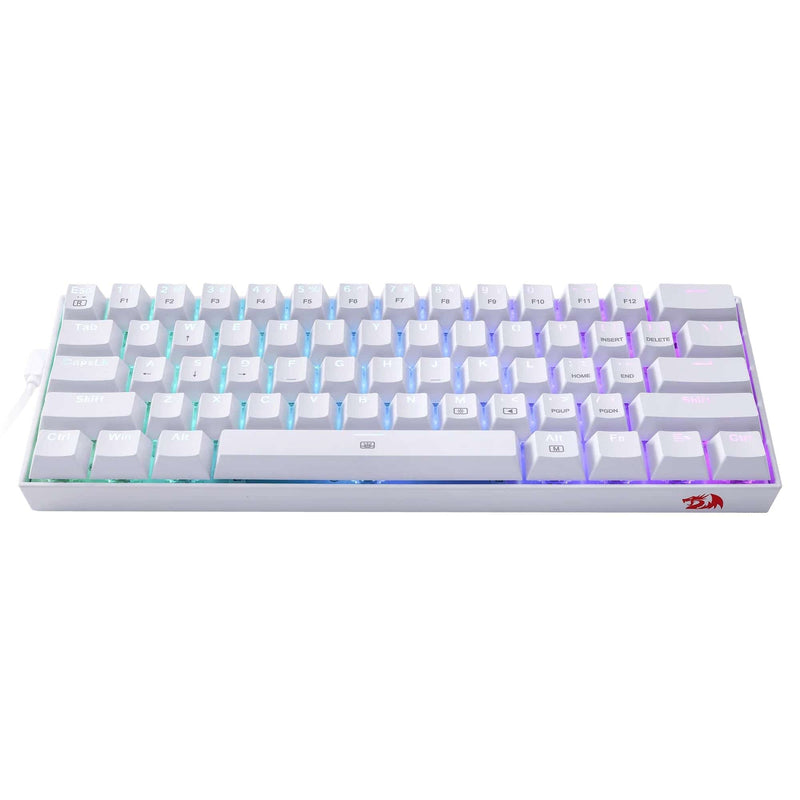 REDRAGON DRAGONBORN K630 RGB MEHANSKA TIPKOVNICA BELA, RDEČA STIKALA - POŠKODOVANA EMBALAŽA 3200000004412