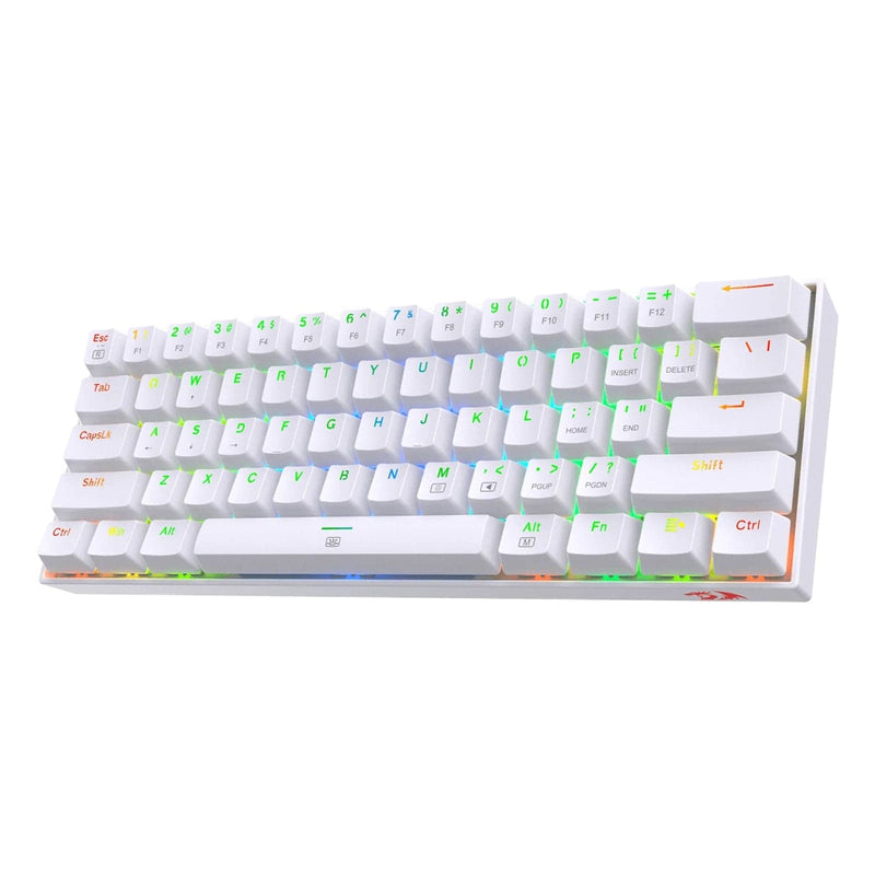 REDRAGON DRAGONBORN K630 RGB MEHANSKA TIPKOVNICA BELA, RDEČA STIKALA - POŠKODOVANA EMBALAŽA 3200000004412