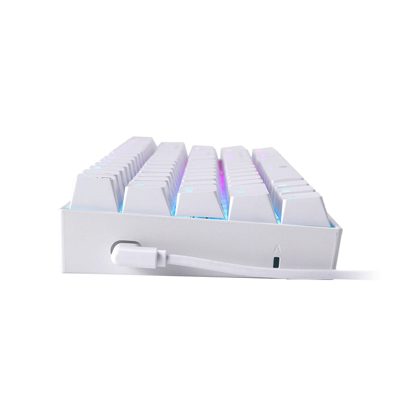 REDRAGON DRAGONBORN K630 RGB MEHANSKA TIPKOVNICA BELA, RDEČA STIKALA - POŠKODOVANA EMBALAŽA 3200000004412