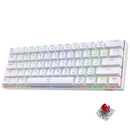 REDRAGON DRAGONBORN K630 RGB MEHANSKA TIPKOVNICA BELA, RDEČA STIKALA - POŠKODOVANA EMBALAŽA 3200000004412