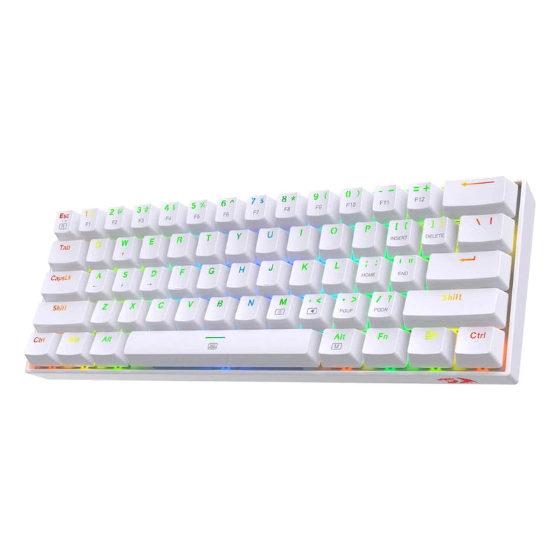 REDRAGON DRAGONBORN K630 RGB MEHANSKA TIPKOVNICA BELA, RDEČA STIKALA - POŠKODOVANA EMBALAŽA 3200000004412