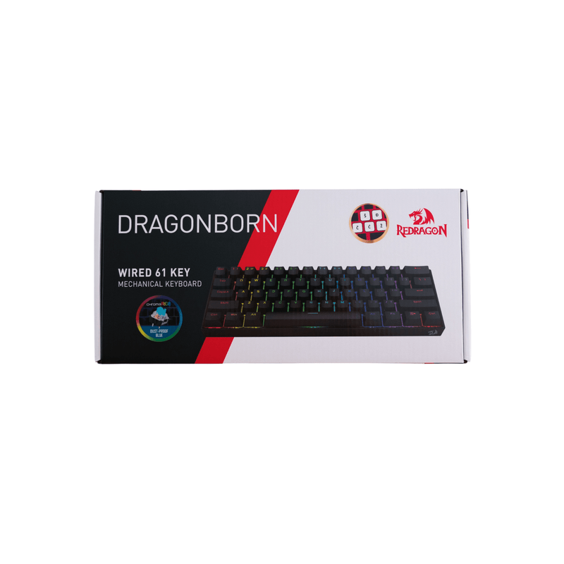 REDRAGON DRAGONBORN K630 RGB MEHANSKA TIPKOVNICA S ŠUMNIKI 6950376730992