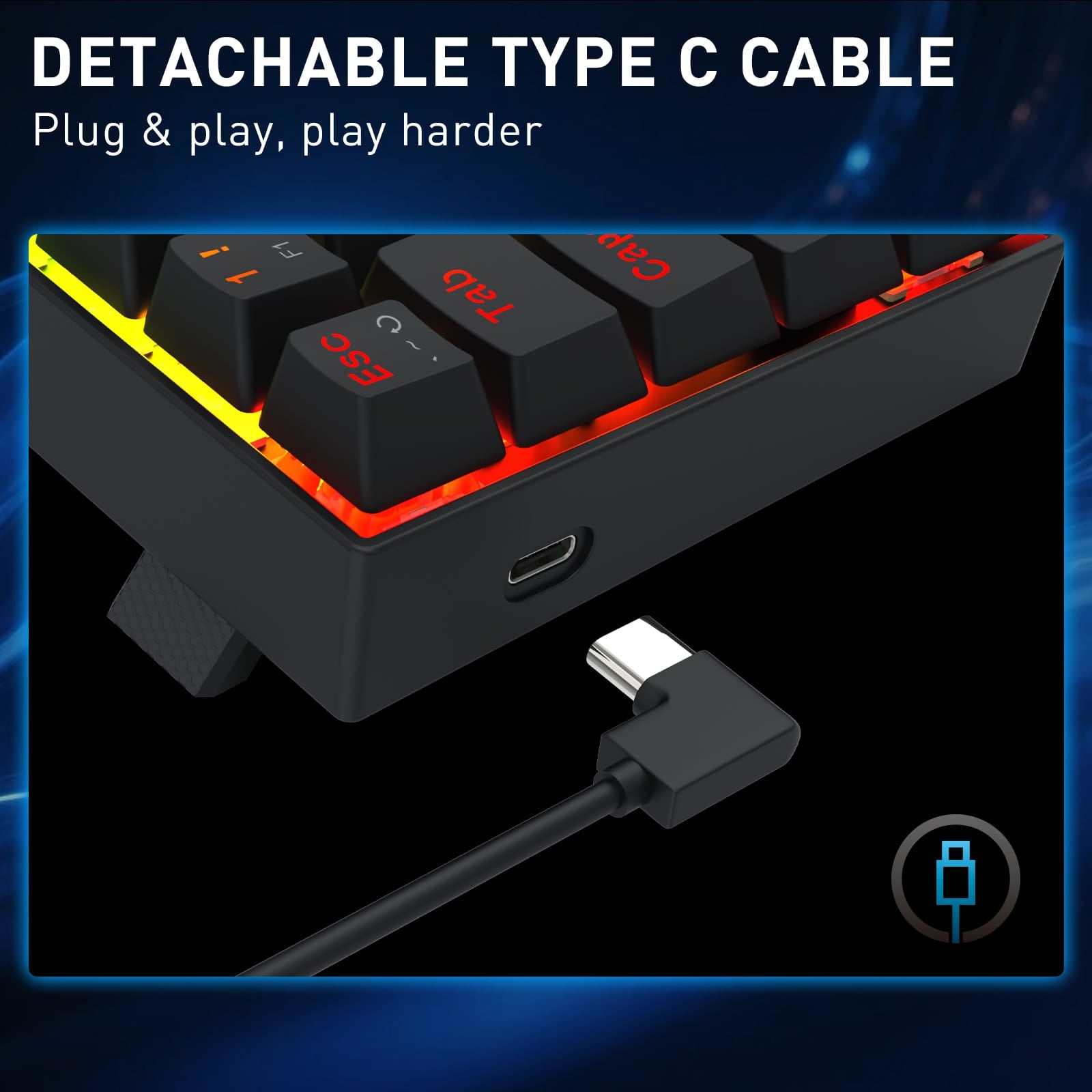 REDRAGON FIZZ MAGNETIC K617RGB-M ŽIČNA TIPKOVNICA 6950376732224