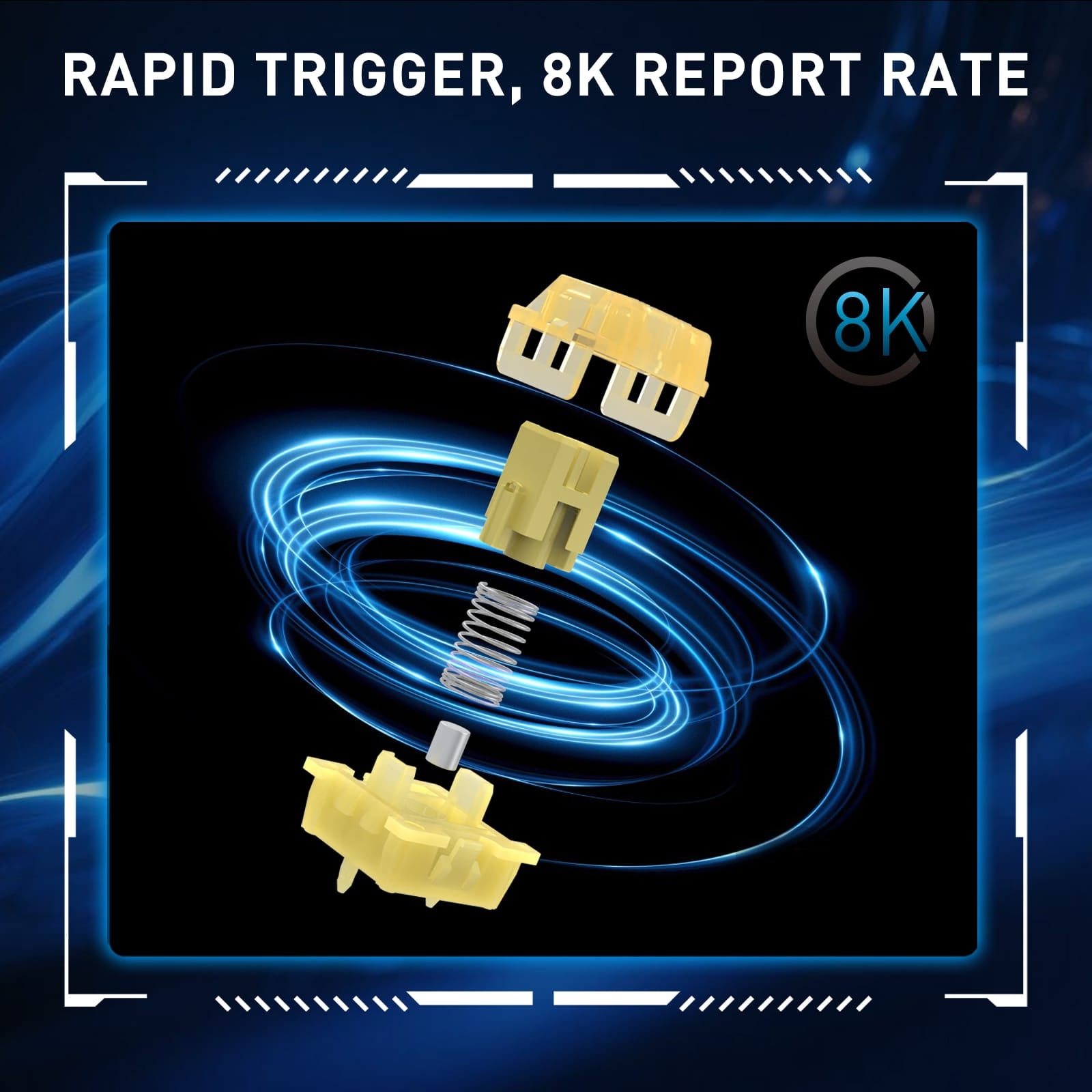 REDRAGON FIZZ MAGNETIC K617RGB-M ŽIČNA TIPKOVNICA 6950376732224