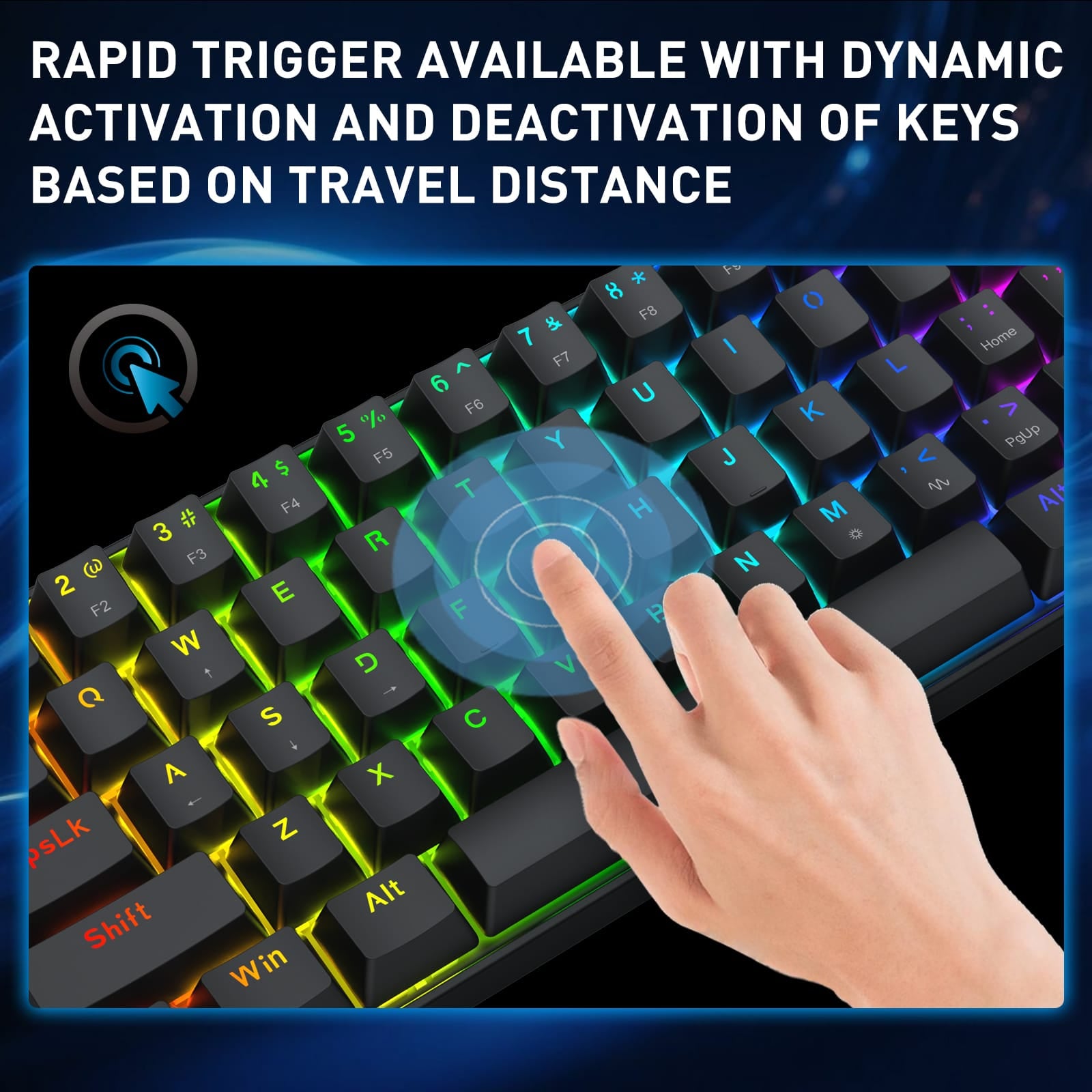 REDRAGON FIZZ MAGNETIC K617RGB-M ŽIČNA TIPKOVNICA 6950376732224