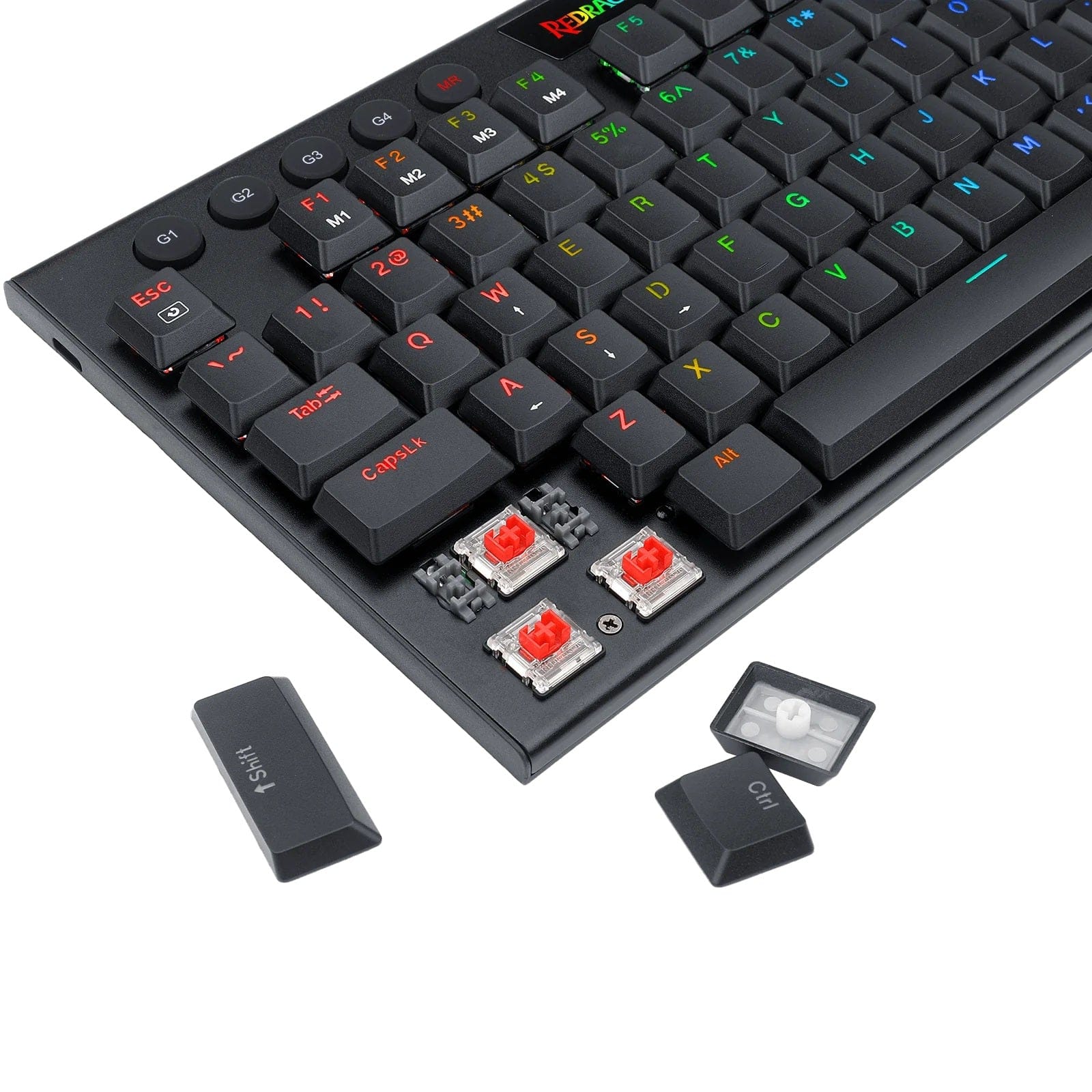REDRAGON HORUS K619-RGB žična mehanska tipkovnica, rdeča stikala SLO/HR 6950376727794