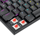 REDRAGON HORUS PRO K618RGB-PRO WIRED & 2.4G & BT RED SWITCH TIPKOVNICA 6950376721044