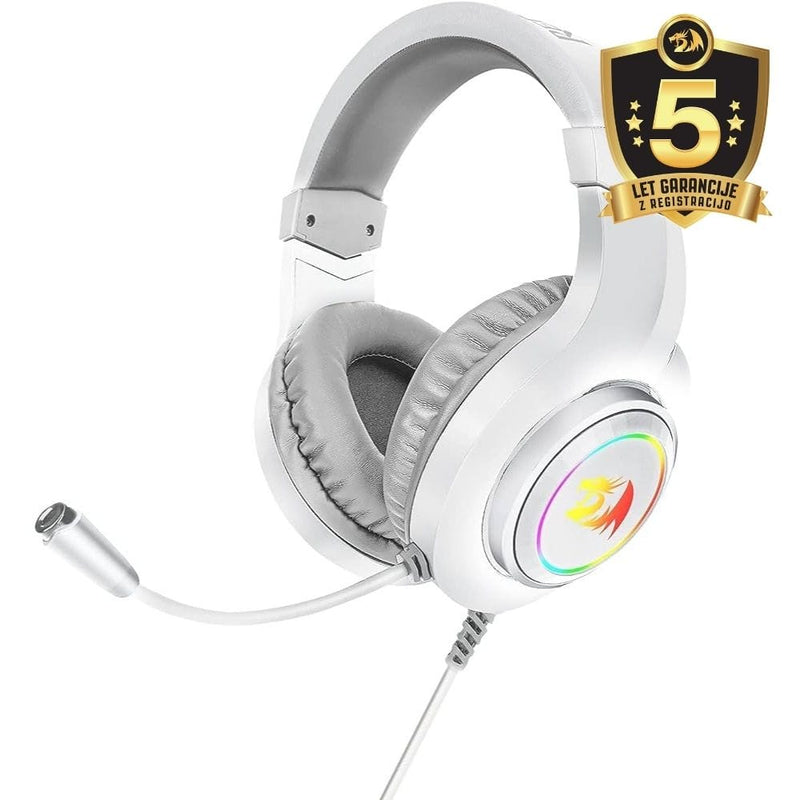 REDRAGON HYLAS H260 RGB SLUŠALKE - BELE 6950376708403