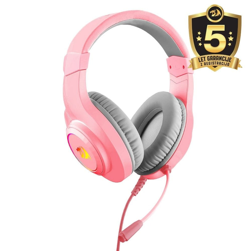 REDRAGON HYLAS PINK H260 RGB SLUŠALKE - ROZA 6950376707567