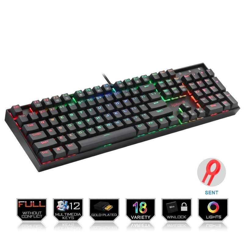 REDRAGON K551 MITRA RGB-1 MEHANSKA ŽIČNA TIPKOVNICA 6950376750150