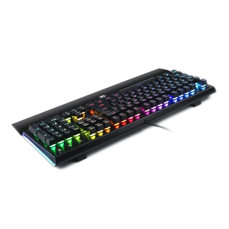 REDRAGON K569 ARYAMAN RGB GAMING MEHANSKA ŽIČNA TIPKOVNICA - RDEČA STIKALA 6950376721150