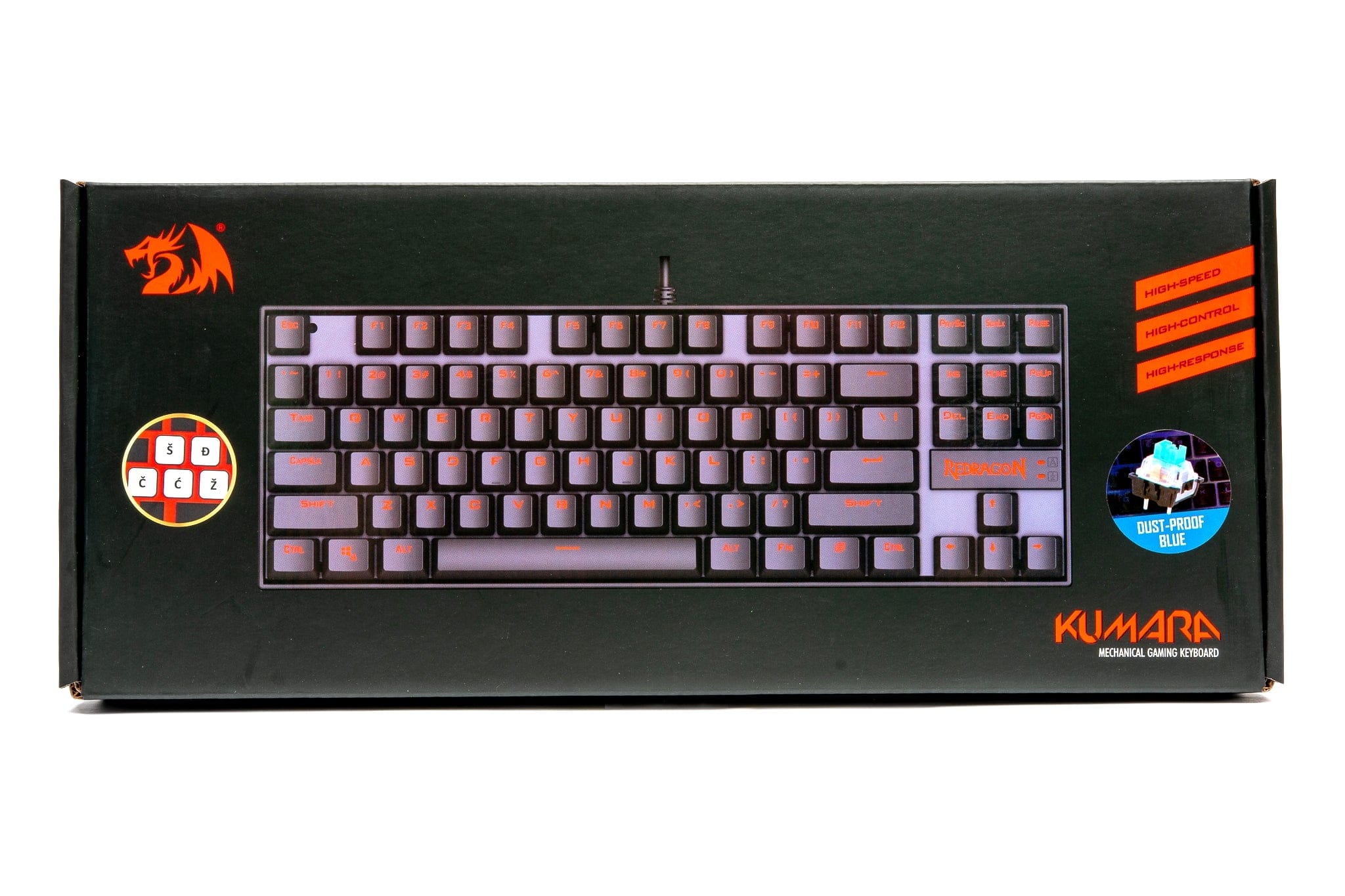 REDRAGON KUMARA 2 K552-2 MEHANIČNA TIPKOVNICA SLO/CRO 6950376709165