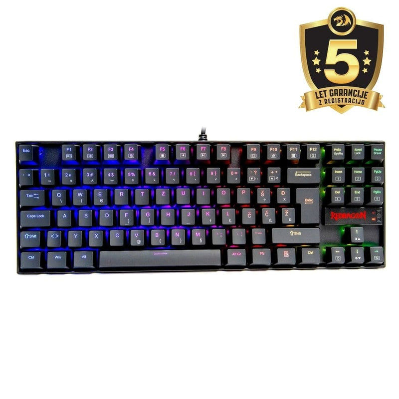 REDRAGON KUMARA K552RGB-1 RGB MEHANSKA TIPKOVNICA SLO/CRO 6950376709141