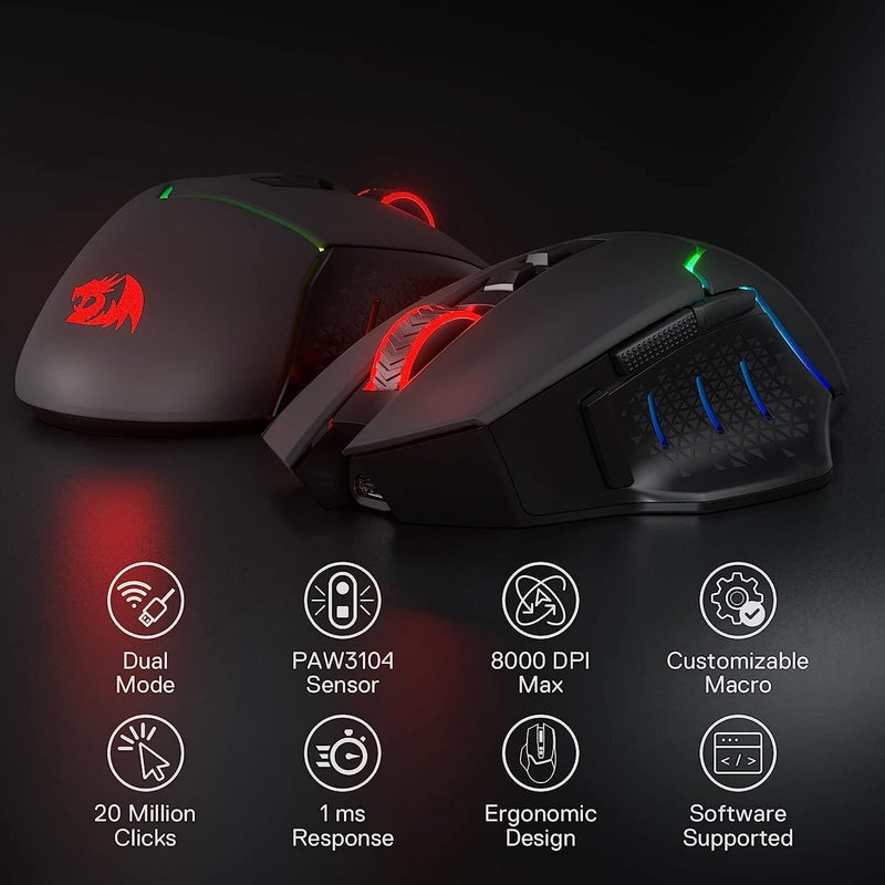 REDRAGON MIRAGE M690-PRO BREZŽIČNA MIŠKA 6950376714329