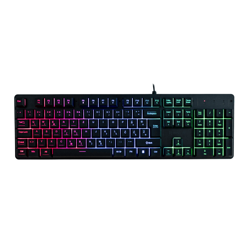 REDRAGON NETHERBANE K521 RGB TIPKOVNICA S ŠUMNIKI 6950376731012