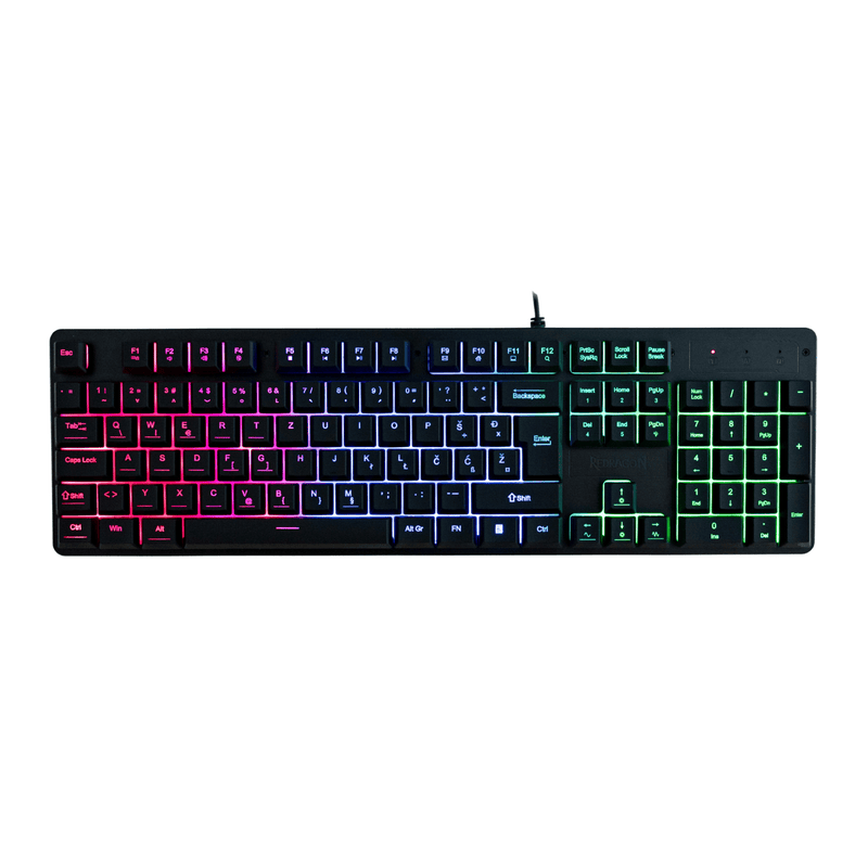 REDRAGON NETHERBANE K521 RGB TIPKOVNICA SLO/CRO 6950376731012
