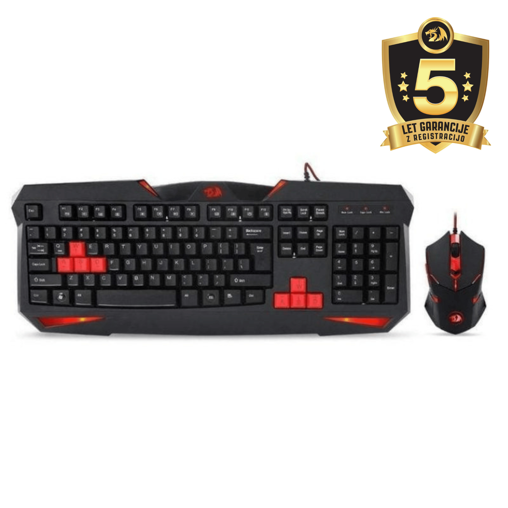 REDRAGON S101 VAJRA & CENTROPHORUS GAMING SET (2in1) 6950376702395