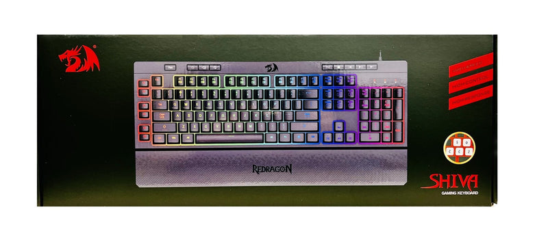 REDRAGON SHIVA K512 RGB TIPKOVNICA SLO/CRO, ČRNA 6950376720832