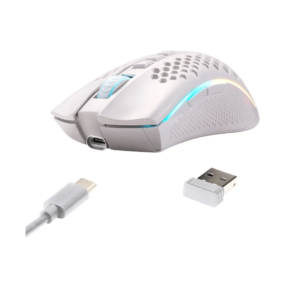 REDRAGON STORM PRO M808 BREZŽIČNA/ŽIČNA MIŠKA - BELA 6950376709936
