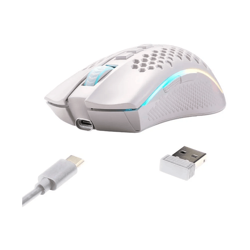 REDRAGON STORM PRO M808 BREZŽIČNA/ŽIČNA MIŠKA - BELA 6950376709936