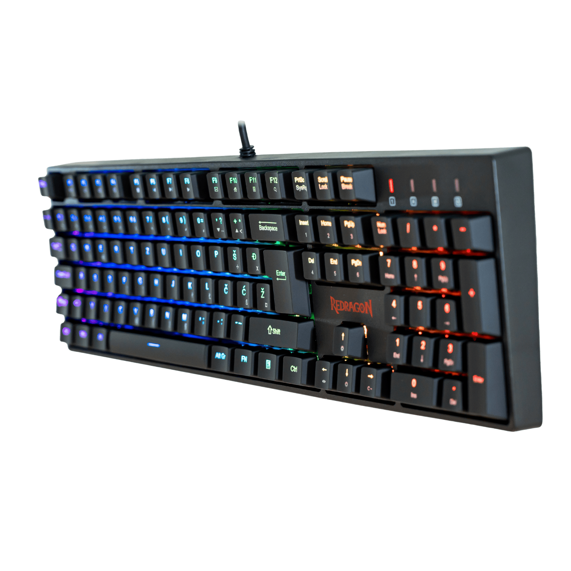 REDRAGON SURARA K582 RGB MEHANSKA TIPKOVNICA SLO/CRO, RDEČA STIKALA 6950376730985