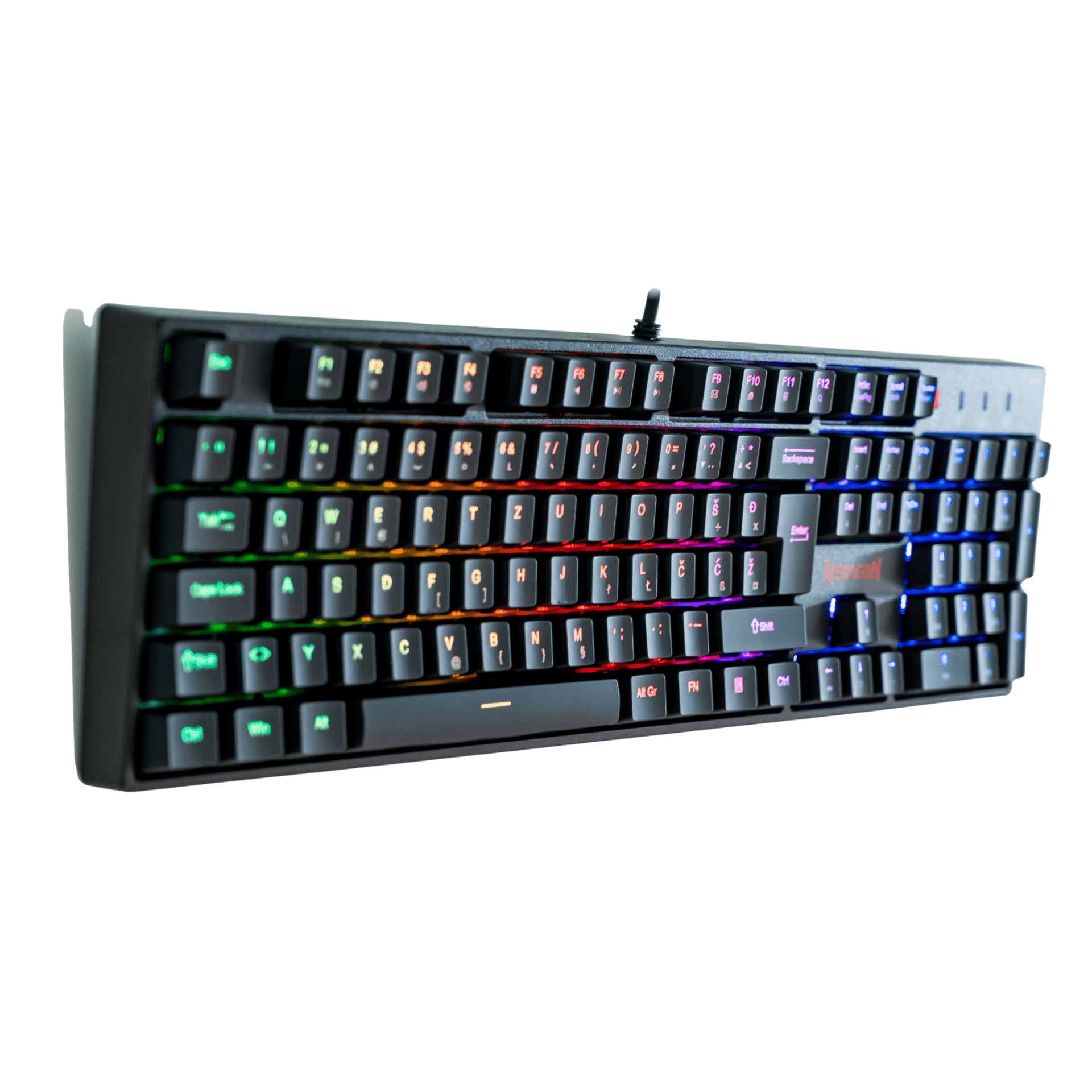 REDRAGON SURARA K582 RGB MEHANSKA TIPKOVNICA SLO/CRO, RDEČA STIKALA 6950376730985