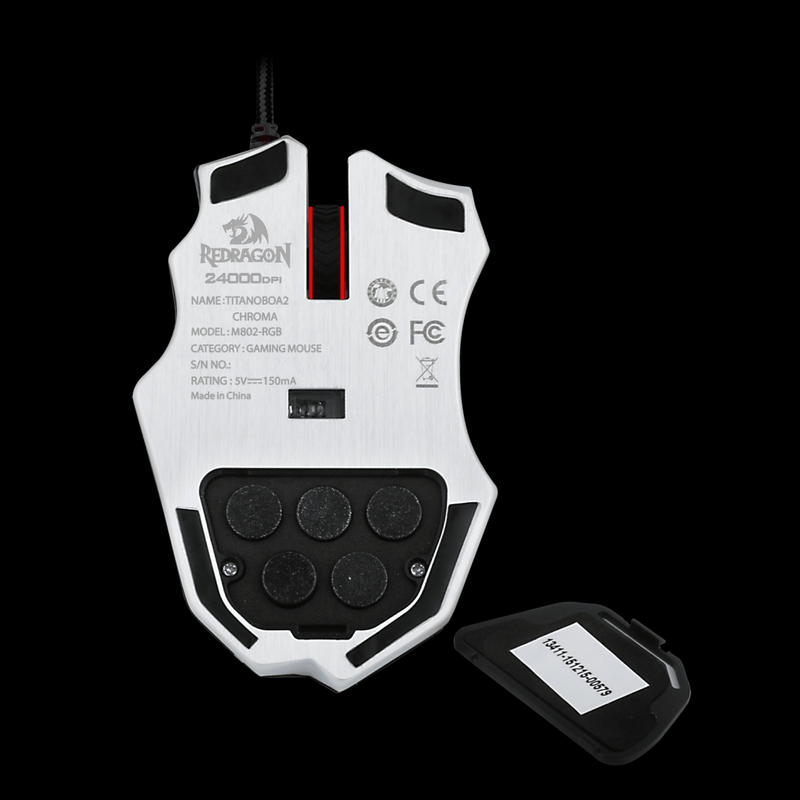 REDRAGON TITANOBOA 2 M802 RGB GAMING ŽIČNA MIŠKA 6950376783462